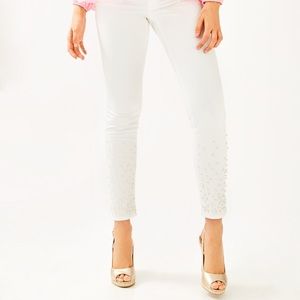 Lilly Pulitzer Pearl Embellished Worth Skinny Jean